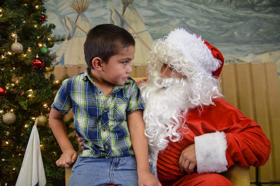 The Southern Ute Drum Head Start gets in the holiday spirit