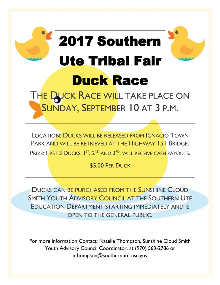 The Southern Ute Drum 2017 Southern Ute Tribal Fair Contests Events
