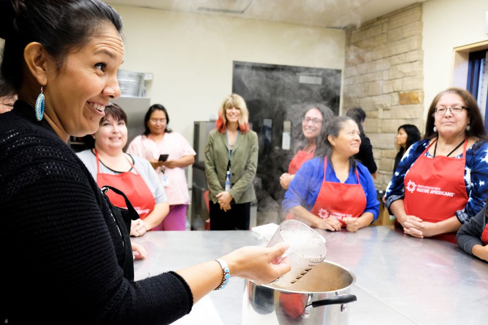 The Southern Ute Drum Teaching cultural canning techniques