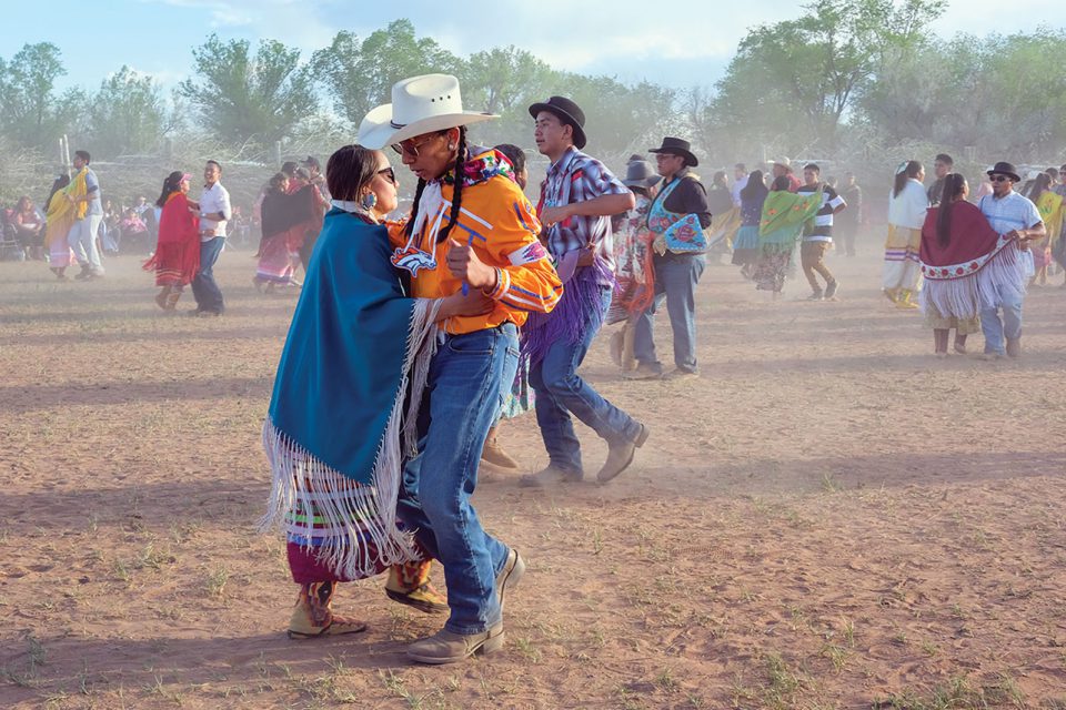 The Southern Ute Drum Utes Kick Up Dust At Bear Dance 