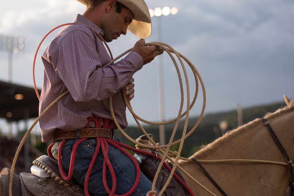 The Southern Ute Drum Ropin’ & Ridin’ for rodeo