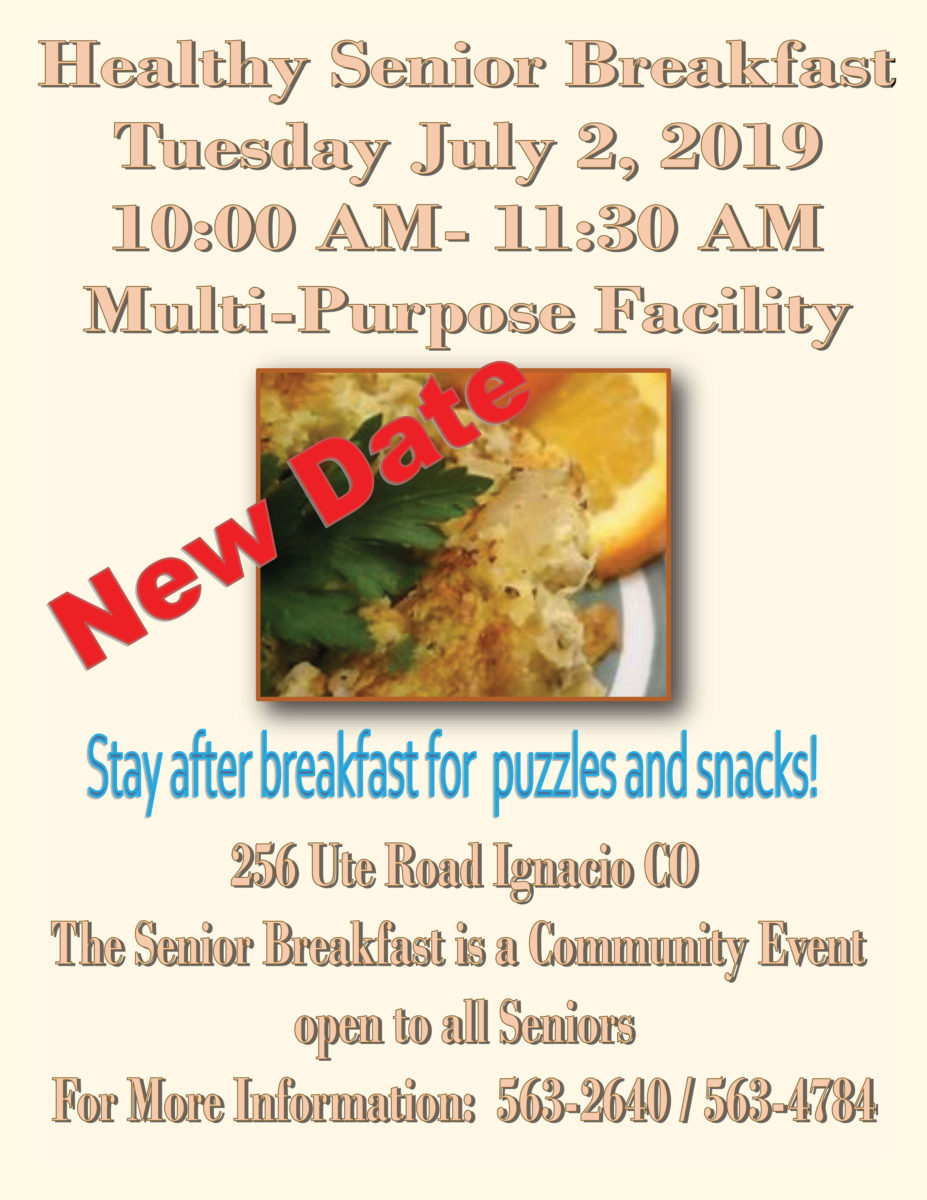 Senior Breakfast at MPF – The Southern Ute Drum