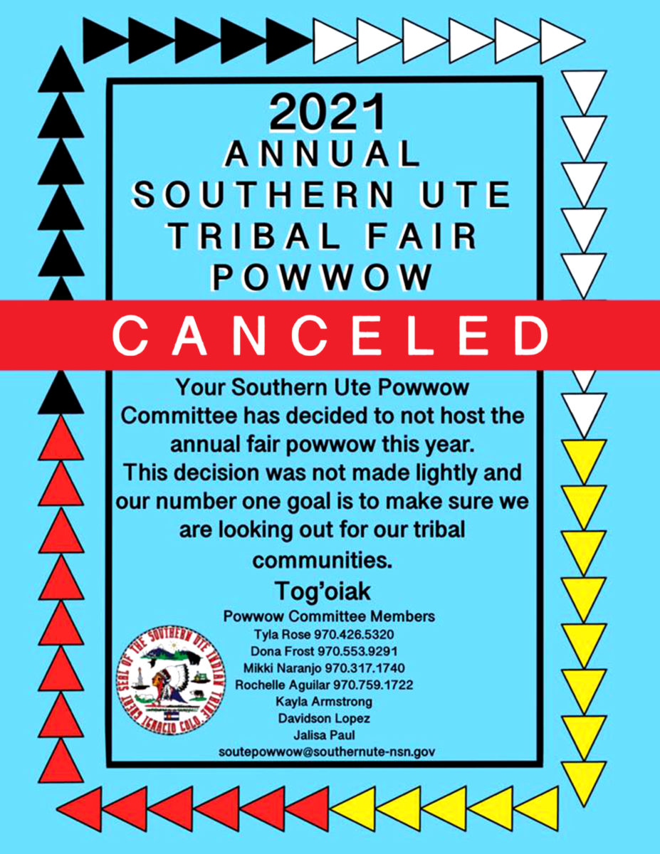 2021 Southern Ute Tribal Fair Powwow Canceled The Southern Ute Drum