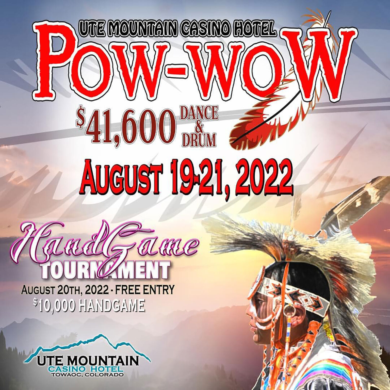 Ute Mountain Casino Hotel Powwow The Southern Ute Drum   Ute Mountain Casino Hotel Powwow 2022 1536x1536 