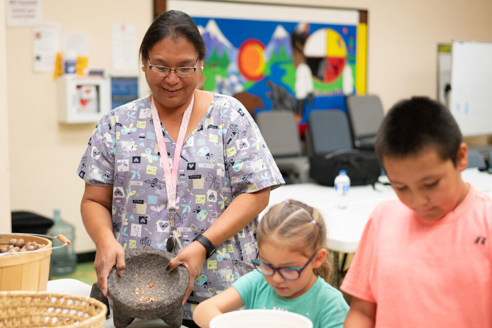 The Southern Ute Drum Sharing Indigenous Ingredients   Native Cooking Matters DWB 4 960x640 