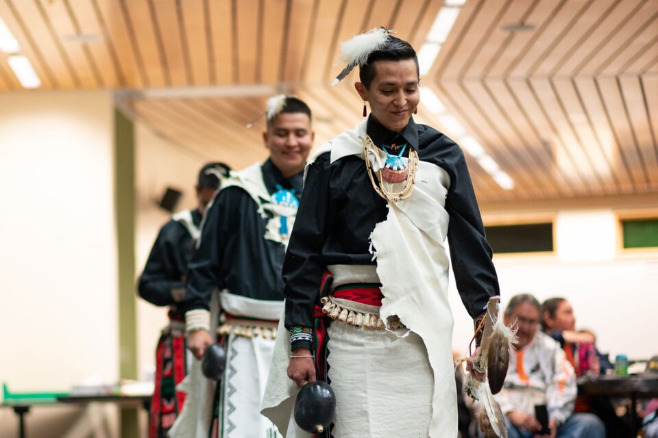 The Southern Ute Drum Sharing Pueblo dances